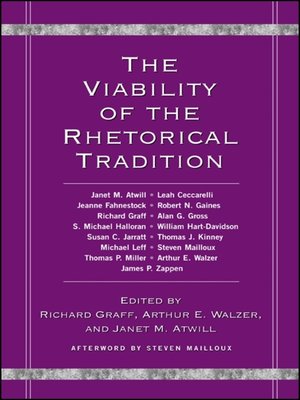 cover image of The Viability of the Rhetorical Tradition